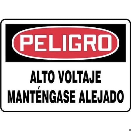 Accuform OSHA DANGER Safety Sign HIGH SHMELC040VP SHMELC040VP